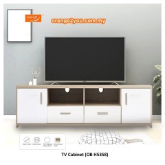 OBZ H5358 - 6 feet Console TV, TV Cabinet, TV Rack | Rak TV Condo Apartment Airbnb Rumah Sewa